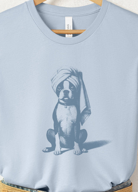 Boston Terrier Spa Bath T-Shirt