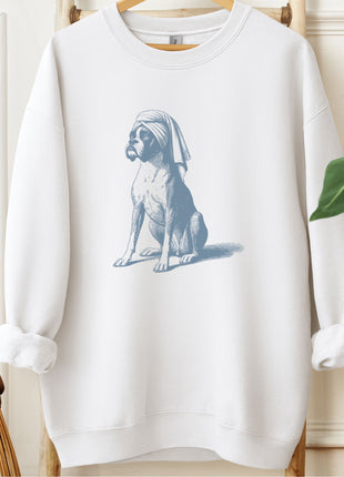 Boxer Dog Spa Bath Sweatshirt
