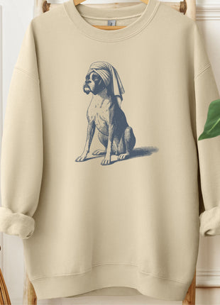Boxer Dog Spa Bath Sweatshirt