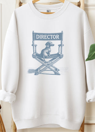 Dachshund Weenie Director Chair Sweatshirt