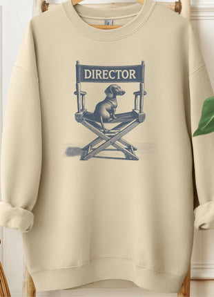 Dachshund Weenie Director Chair Sweatshirt