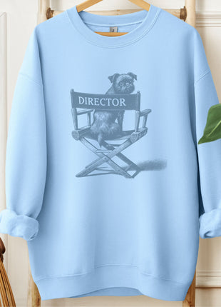 Brussels Griffon Griff Director Chair Sweatshirt