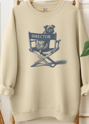 Brussels Griffon Griff Director Chair Sweatshirt