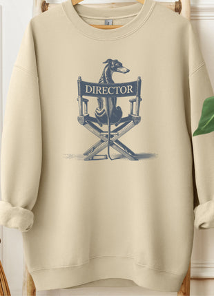 Italian Greyhound Whippet Director Chair Sweatshirt