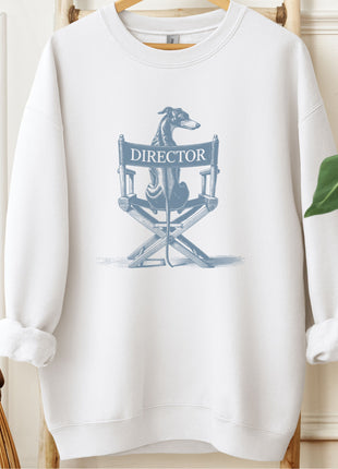 Italian Greyhound Whippet Director Chair Sweatshirt
