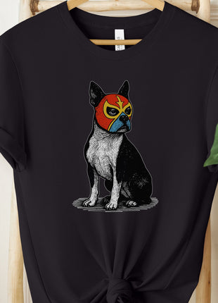 Boston Terrier Luchador Tee