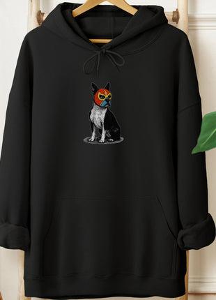 Boston Terrier Luchador Hoodie