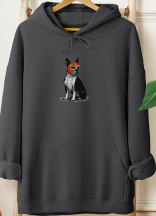 Boston Terrier Luchador Hoodie