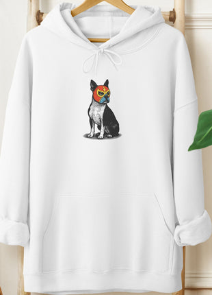 Boston Terrier Luchador Hoodie