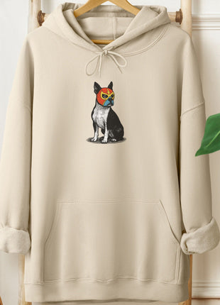 Boston Terrier Luchador Hoodie