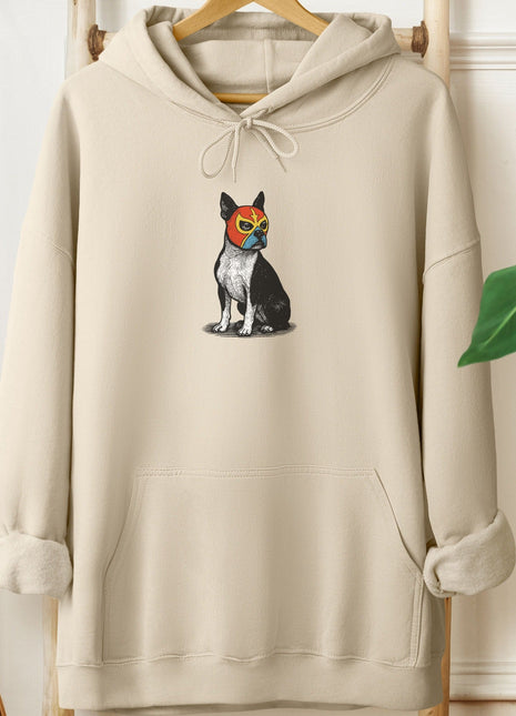 Boston Terrier Luchador Hoodie