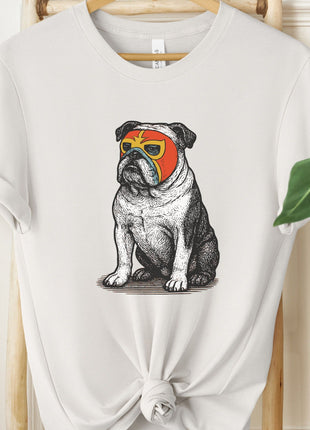 English Bulldog Luchador Tee