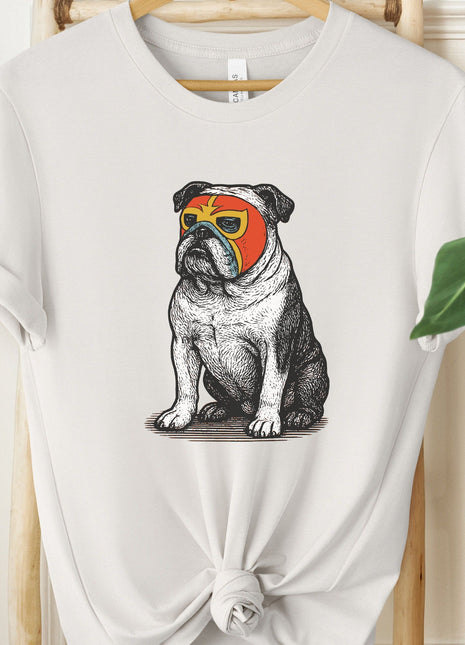 English Bulldog Luchador Tee