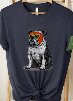 English Bulldog Luchador Tee