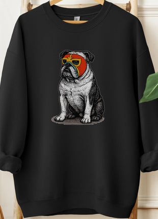 English Bulldog Luchador Sweatshirt