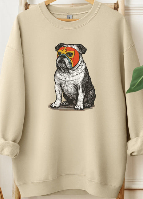 English Bulldog Luchador Sweatshirt