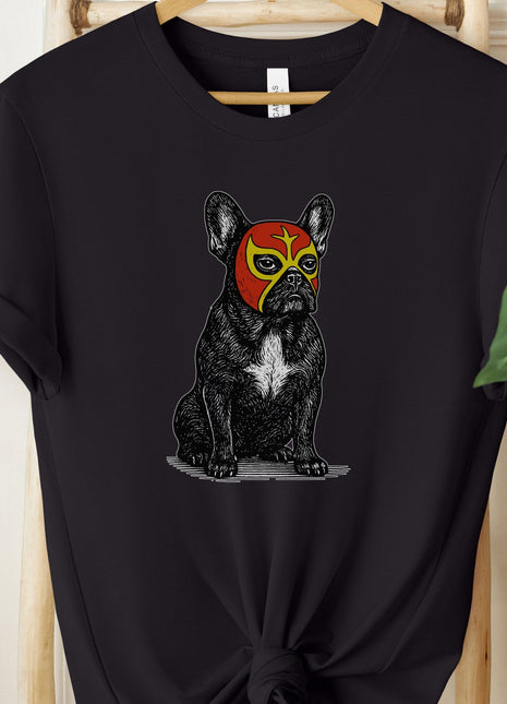 French Bulldog Frenchie Luchador Tee