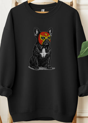 French Bulldog Frenchie Luchador Sweatshirt