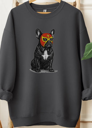 French Bulldog Frenchie Luchador Sweatshirt