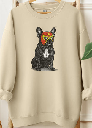 French Bulldog Frenchie Luchador Sweatshirt