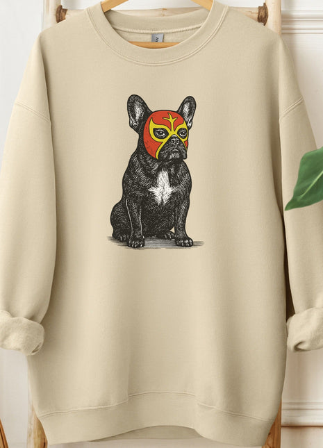 French Bulldog Frenchie Luchador Sweatshirt