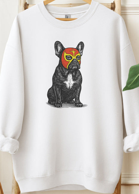 French Bulldog Frenchie Luchador Sweatshirt