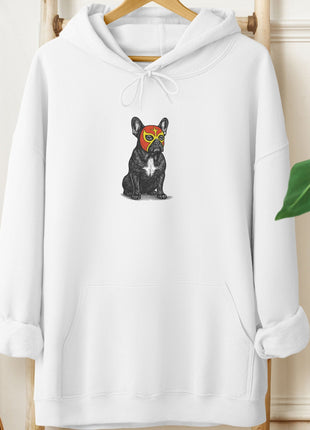 French Bulldog Frenchie Luchador Hoodie