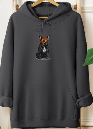 French Bulldog Frenchie Luchador Hoodie