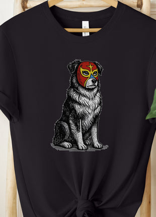 Australian Shepherd Aussie Luchador Tee