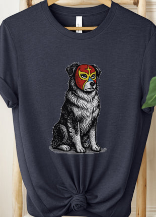 Australian Shepherd Aussie Luchador Tee