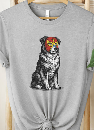 Australian Shepherd Aussie Luchador Tee