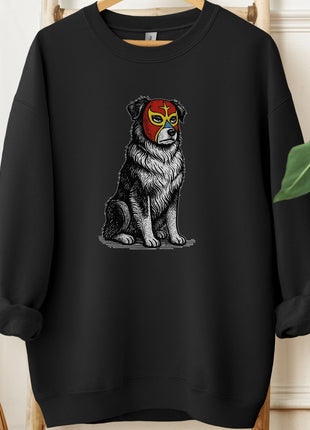 Australian Shepherd Aussie Luchador Sweatshirt