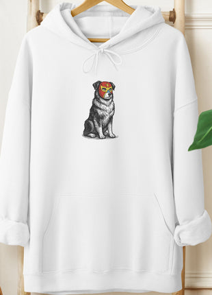 Australian Shepherd Aussie Luchador Hoodie