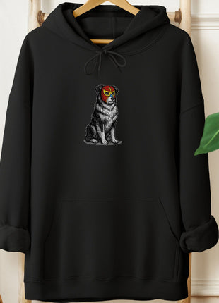 Australian Shepherd Aussie Luchador Hoodie