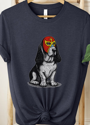 Basset Hound Luchador Tee