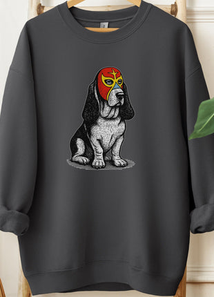 Basset Hound Luchador Sweatshirt