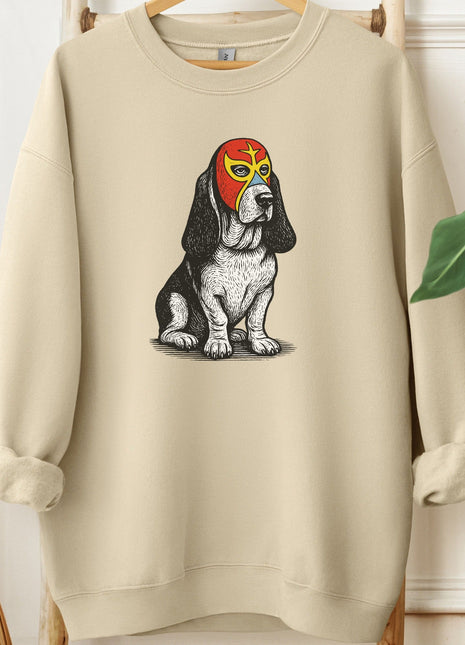 Basset Hound Luchador Sweatshirt