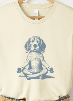 Beagle Meditate Yoga T-Shirt