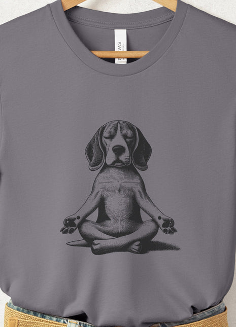 Beagle Meditate Yoga T-Shirt