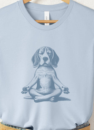 Beagle Meditate Yoga T-Shirt