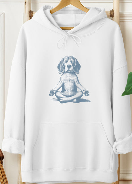 Beagle Meditate Yoga Hoodie