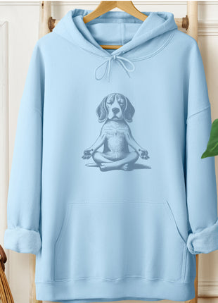 Beagle Meditate Yoga Hoodie