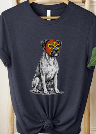 Boxer Dog Luchador Tee