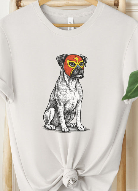 Boxer Dog Luchador Tee