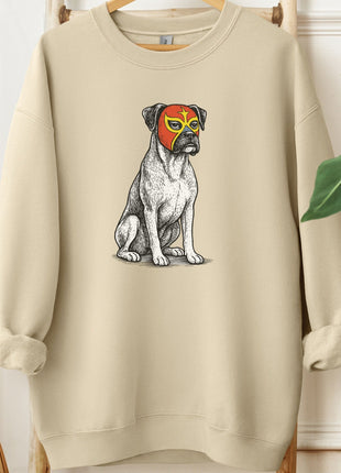 Boxer Dog Luchador Sweatshirt