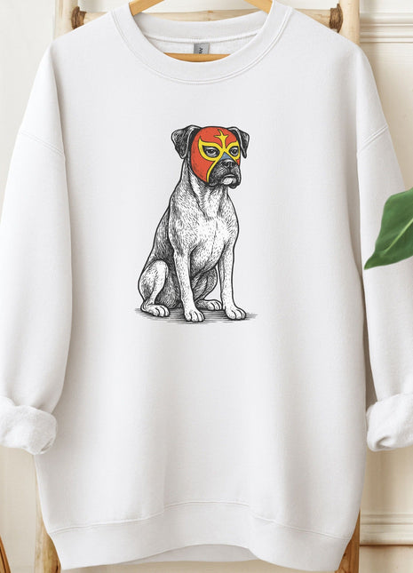 Boxer Dog Luchador Sweatshirt