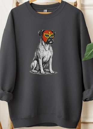 Boxer Dog Luchador Sweatshirt