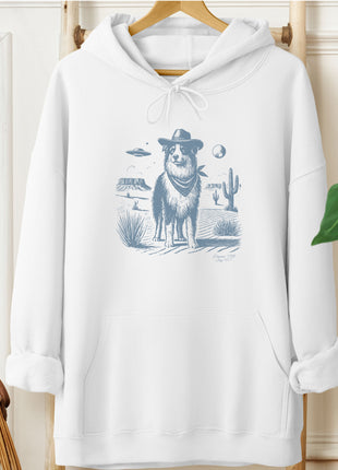 Australian Shepherd Aussie Cowboy UFO Hoodie