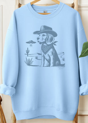 Beagle Ink Cowboy UFO Sweatshirt
