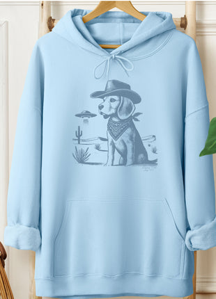 Beagle Ink Cowboy UFO Hoodie